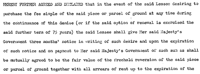 US consulate lease extract