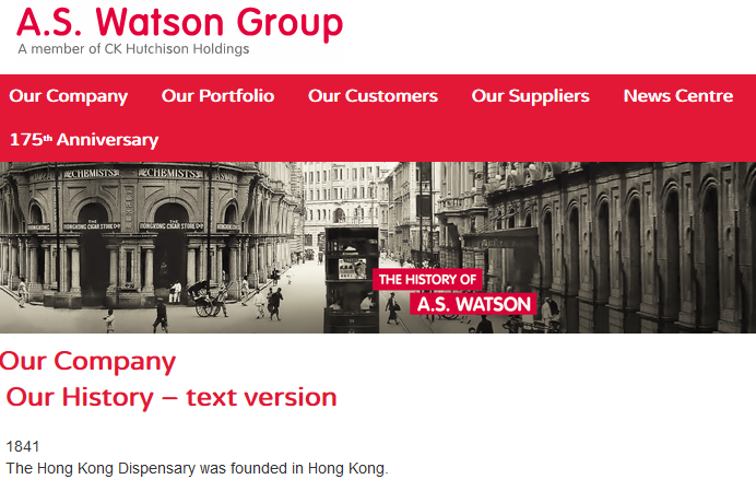 Rossmann AS Watson Group - A member of CK Hutchison Holdings